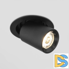 Встраиваемый светодиодный спот Elektrostandard 9917 LED 10W 4200K черный матовый 4690389161681
