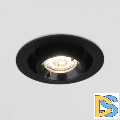 Встраиваемый светодиодный спот Elektrostandard 9917 LED 10W 4200K черный матовый 4690389161681