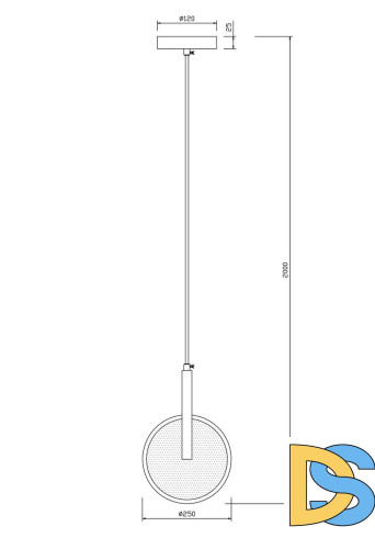 Подвесной светильник Freya Nova FR6002PL-L15BS