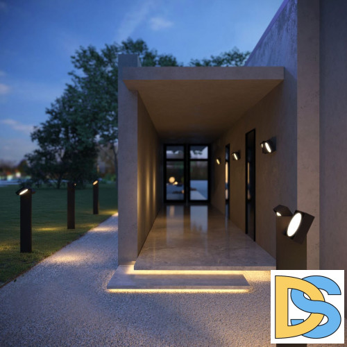 Уличный настенный светильник Elektrostandard Twin 4690389199646 a064384