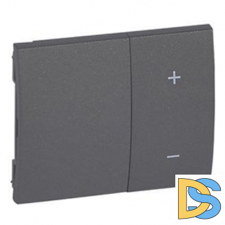 Лицевая панель для нажимного светорегулятора Legrand Galea Life - темная бронза