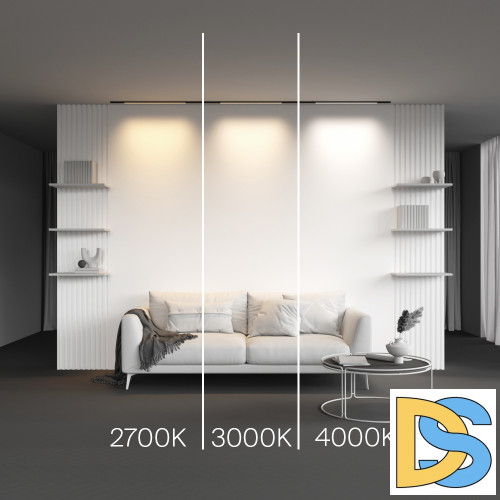 Трековый магнитный светильник Maytoni Basis TR190-1-10W2.7K-B