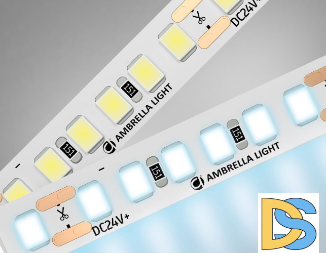 Светодиодная лента Ambrella Light LED Strip 24В 2835 14,4Вт/м 6500K 5м IP20 GS3203