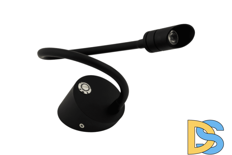 Гибкое бра DesignLed BQ003103-A-3-DIM-BL-WW 005534