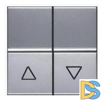 Выключатель жалюзи автоматический ABB Niessen Zenit Серебро