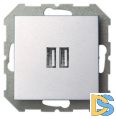 Зарядное устройство USB (A+A)3.4A Epsilon алюминий