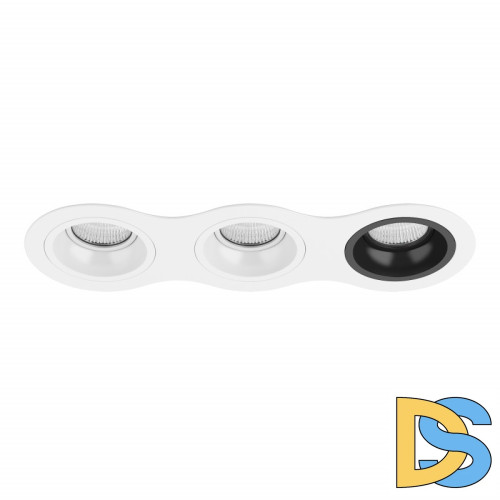 Встраиваемый светильник Lightstar D636060607 (214636+214606+214606+214607)