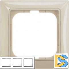 Рамка ABB Basic 55 3-постовая - слоновая кость