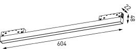 Трековый светильник Lumker SY-LINK-600-WH-24-NW 016837