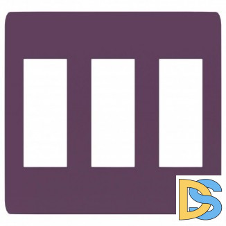 Рамка 3-ая (тройная), Лиловый/Бежевый, серия Unica Studio, Schneider Electric