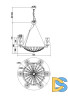 Подвесная люстра Maytoni Pantheon H021PL-06CH