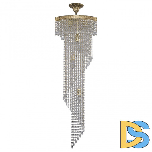 Каскадная люстра Bohemia Ivele Crystal 83113/35IV-100 G