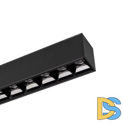 Трековый магнитный светильник Arlight MAG-LASER-45-L320-12W Day4000 (BK, 15 deg, 24V, DALI) 046525