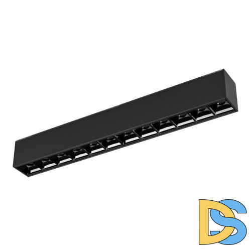 Трековый магнитный светильник Arlight MAG-LASER-45-L320-12W Day4000 (BK, 15 deg, 24V, DALI) 046525