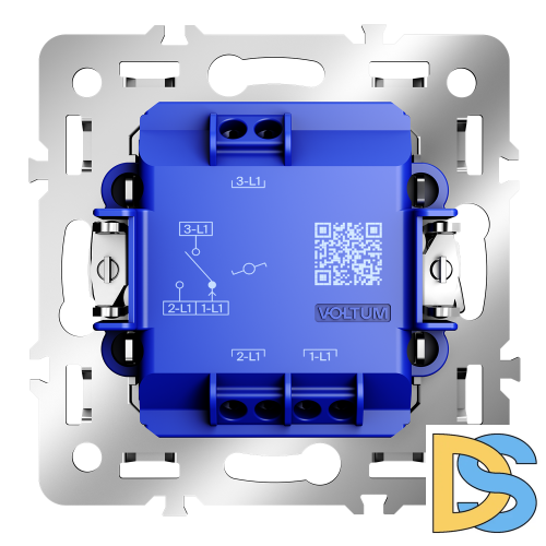 Механизм проходного переключателя одноклавишного 10А, S70