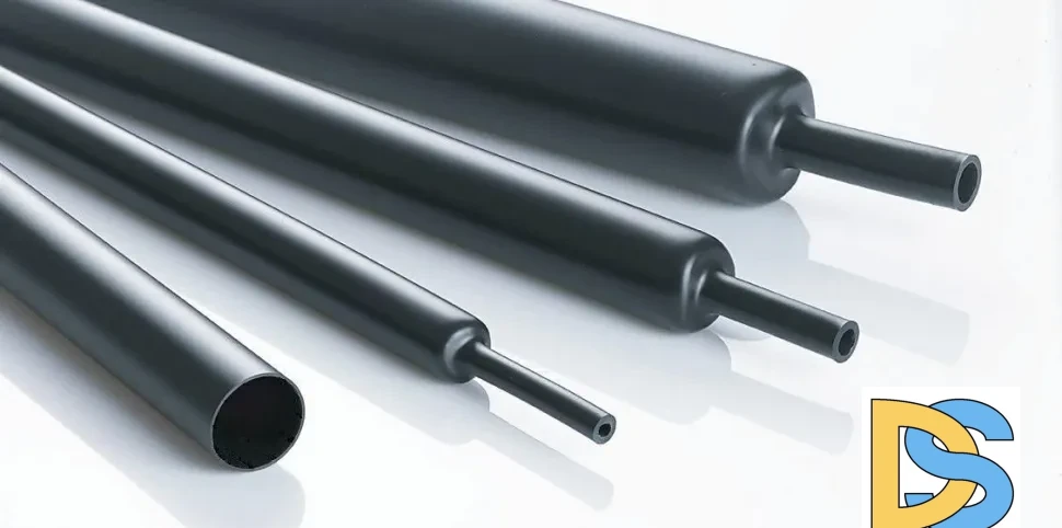 Термоусадка с клеевым слоем.