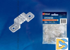 Крепление для светодиодной ленты (10833) Uniel UCC-K10 Clear 050 Polybag