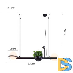 Подвесной светильник ImperiumLoft Palma 204172-22