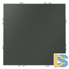 Перекрестный переключатель встраиваемый VOLTUM S70 одноклавишный 10А, (титан)