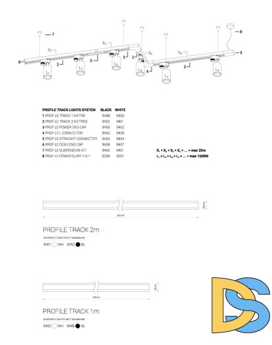 Подвесной комплект Nowodvorski Profile 9237