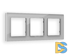 Рамка трехместная Ambrella Volt Platos AF330403