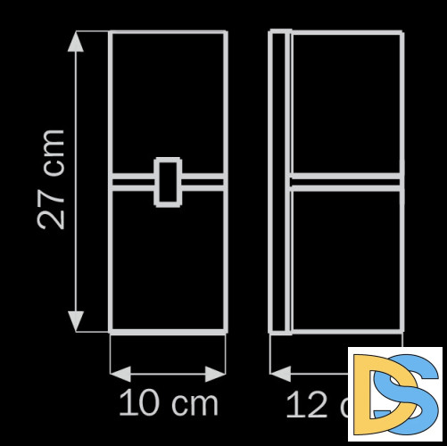 Настенный светильник Lightstar Qubica 805620