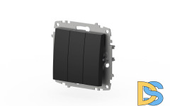 Выключатель трехклавишный ELBI Zena Vega 609-014800-254