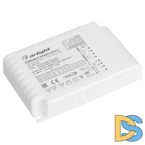 Блок питания Arlight ARJ-SP-40-PFC-1-10V-DALI2-PD (40W, 500-1050mA) 025123(1)