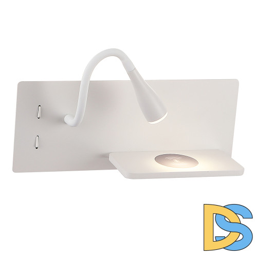 Настенный светильник Crystal Lux CLT 217W Qi+USB WH