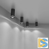 Потолочный светодиодный светильник Elektrostandard DLR022 12W 4200K черный матовый 4690389102967