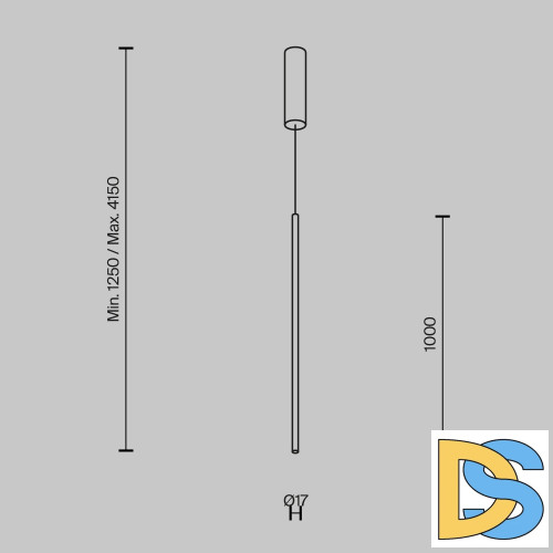 Подвесной светильник Maytoni Modern Halo MOD246PL-L24BK1