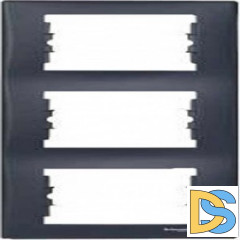 Рамка 3-ая (тройная) вертикальная, Графит, серия Sedna, Schneider Electric