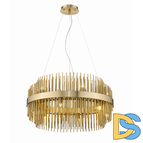 Подвесная люстра Delight Collection 68069 P68082-12 ant. brass