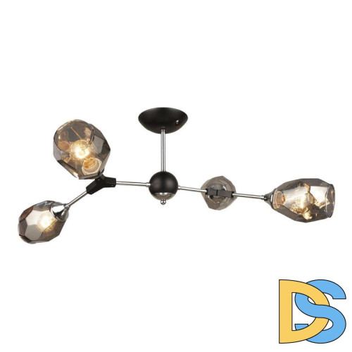 Потолочная люстра IMEX MD.4209-4-S CH+BK