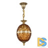 Подвесной светильник Bohemia Ivele Crystal 5680/18 G Amber/M-1F