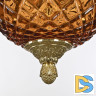 Подвесной светильник Bohemia Ivele Crystal 5680/18 G Amber/M-1F