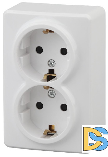 Розетка 2P+E Schuko Эра 11-2205-01 Б0020691