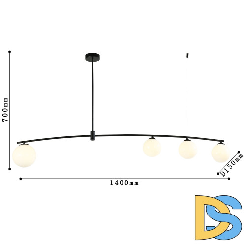 Подвесная люстра Favourite Equilibrium 4038-4P