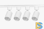 Трековый однофазный светильник (4 шт.) Эра TR70-SET4-GU10-WH Б0063933