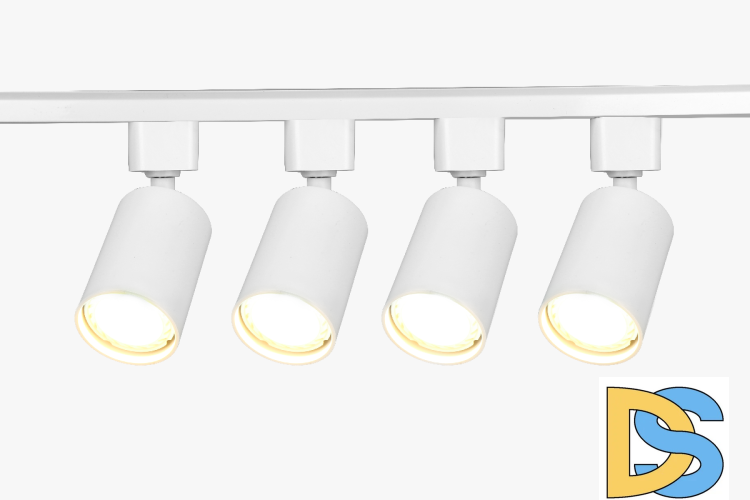 Трековый однофазный светильник (4 шт.) Эра TR70-SET4-GU10-WH Б0063933