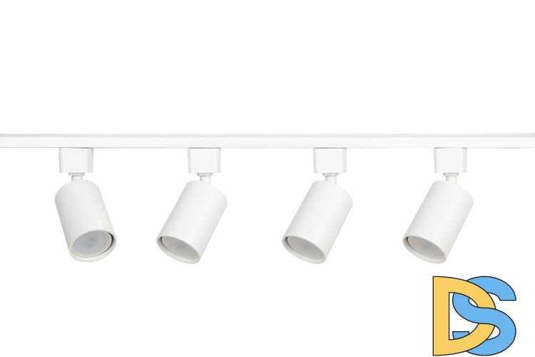 Трековый однофазный светильник (4 шт.) Эра TR70-SET4-GU10-WH Б0063933