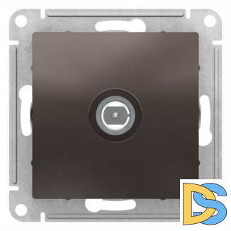 Розетка телевизионная единственная ТV, Мокко, серия Atlas Design, Schneider Electric