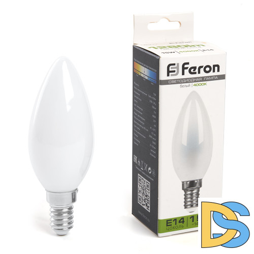 Лампа светодиодная Feron LB-717 Свеча E14 15W 4000K 38257