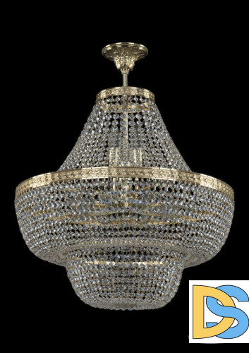 Люстра на штанге Bohemia Ivele Crystal 19091/H1/55IV G