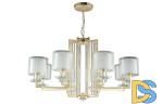 Подвесная люстра Crystal Lux Nicolas NICOLAS SP-PL8 GOLD/WHITE
