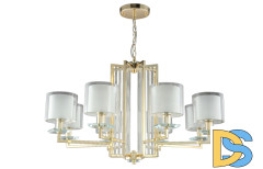 Подвесная люстра Crystal Lux Nicolas NICOLAS SP-PL8 GOLD/WHITE