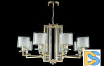 Подвесная люстра Crystal Lux Nicolas NICOLAS SP-PL8 GOLD/WHITE