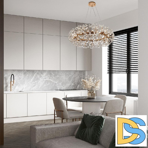 Подвесная люстра Modestyle MS.9029.20 GD