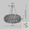 Подвесная люстра Modestyle MS.9029.20 GD