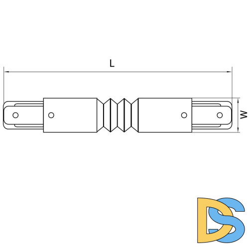 Коннектор гибкий Lightstar Barra 502156